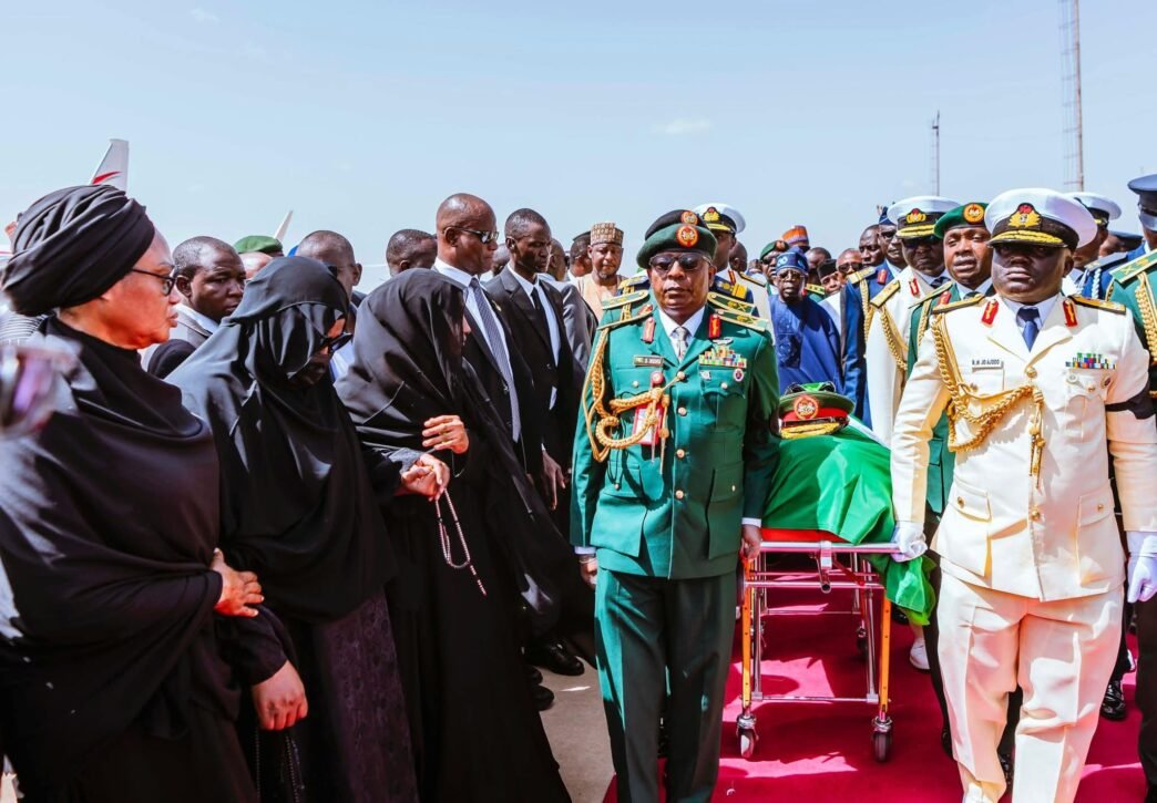 Buhari’s Body Arrives Daura Residence for Burial