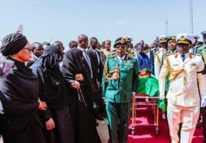 Buhari’s Body Arrives Daura Residence for Burial