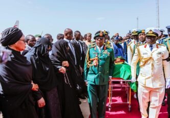 Buhari’s Body Arrives Daura Residence for Burial