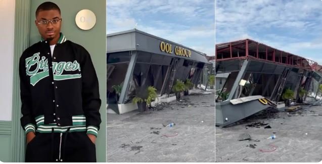 VIDEO: Ola of Lagos Autos Showroom Demolished By Lagos State Government