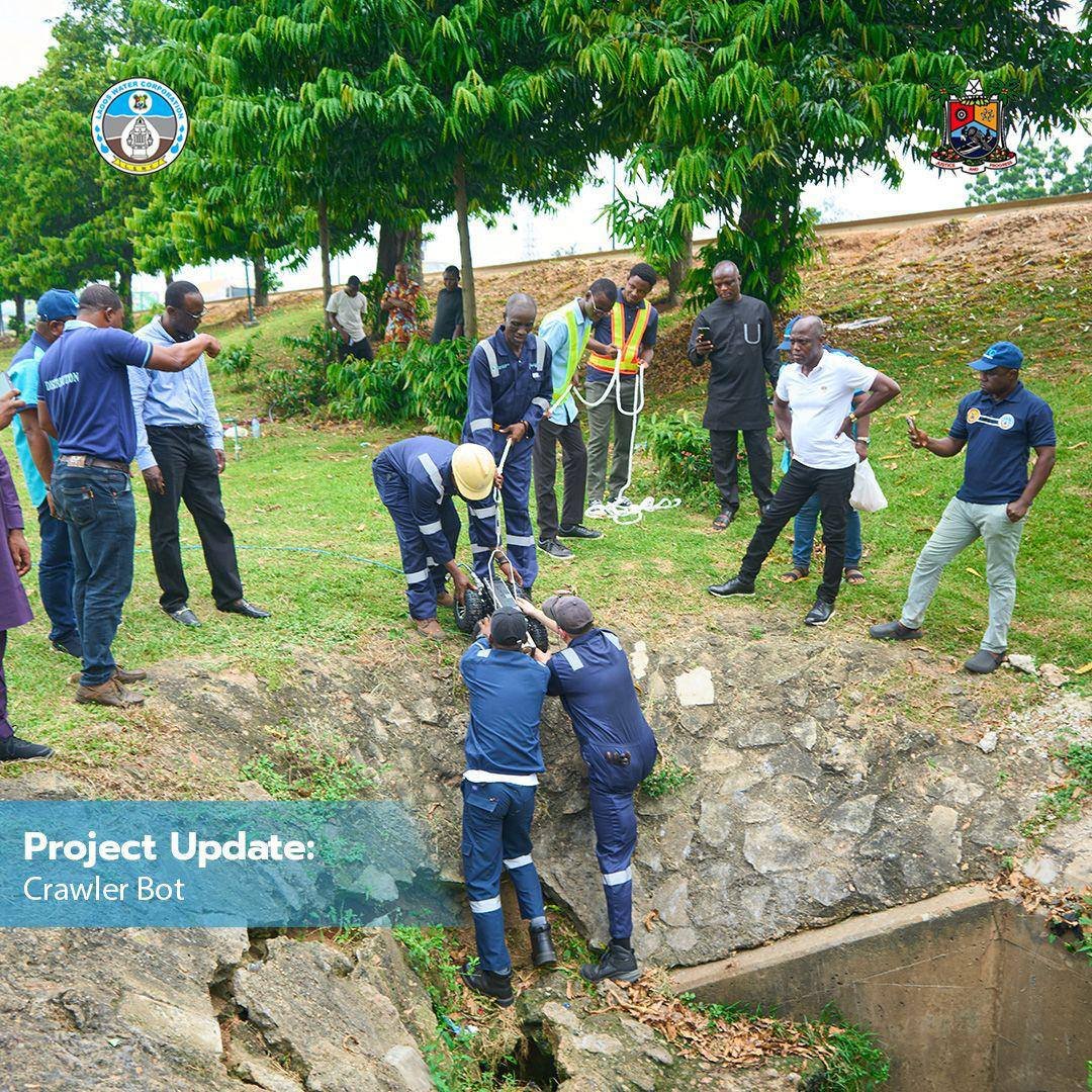Lagos Water Corporation Unveils Crawler Bot Technology