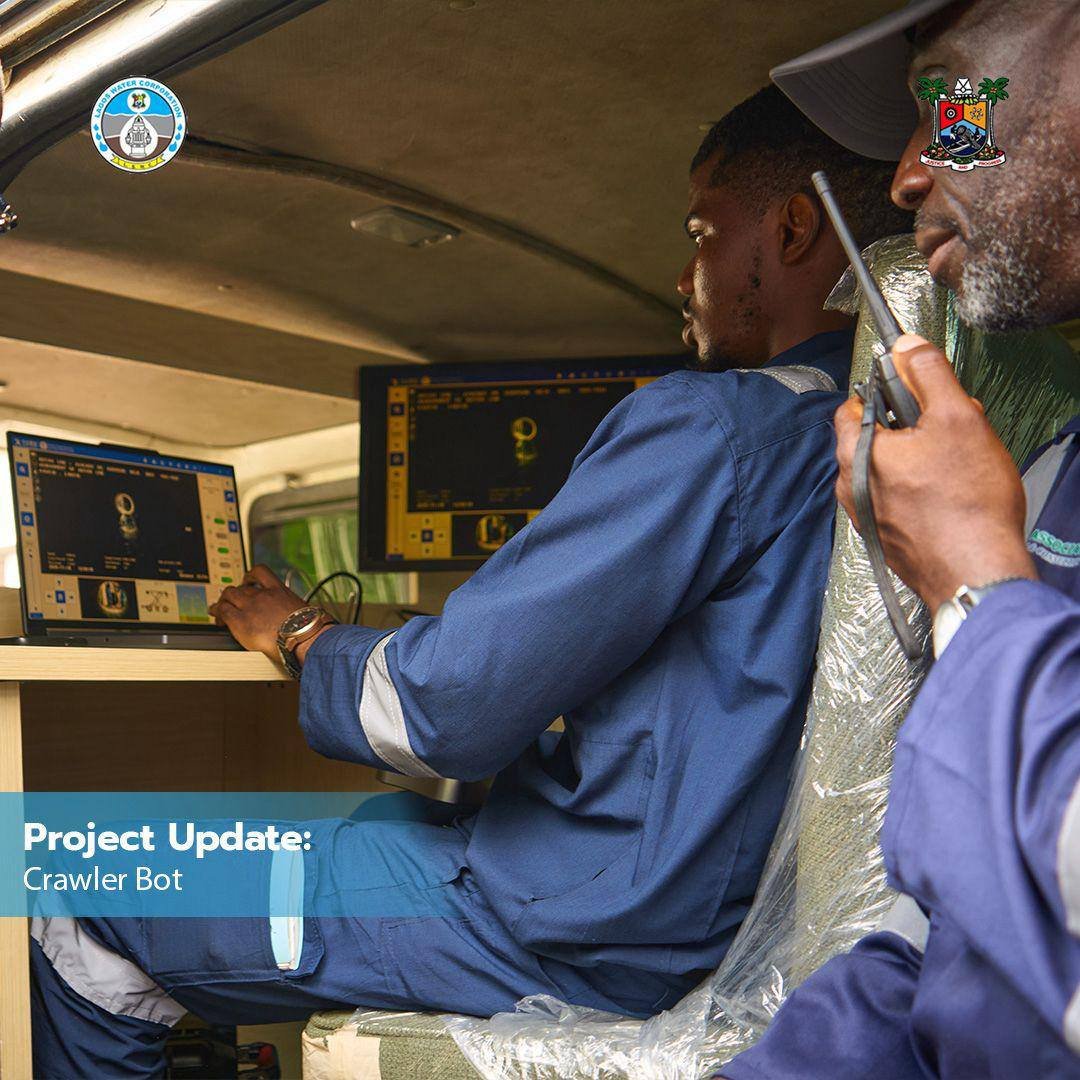 Lagos Water Corporation Unveils Crawler Bot Technology
