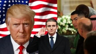 Barron Meets Ronaldo at White House