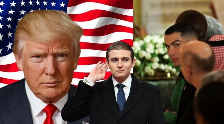 Barron Meets Ronaldo at White House