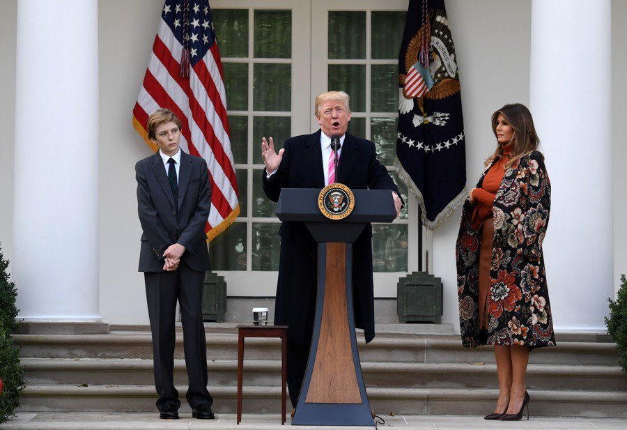 Trump Pardons Turkeys Gobble and Waddle