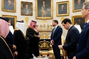 Trump Greets Saudi King in Washington