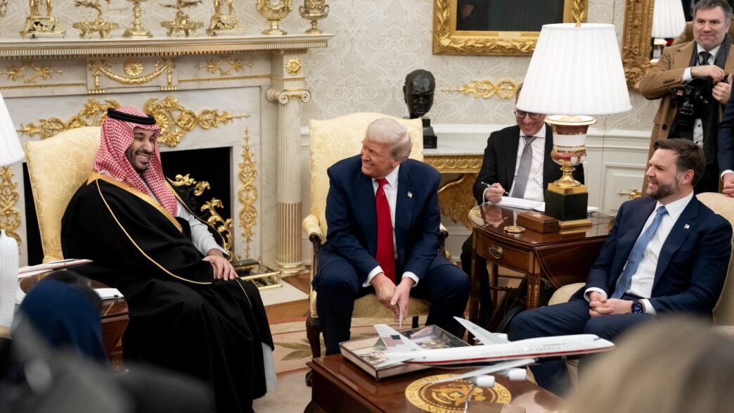 Trump Greets Saudi King in Washington