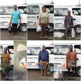 LAWMA Arrests Six for Illegal Waste Disposal