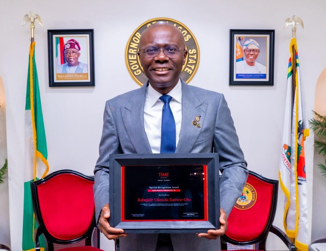 Sanwo-Olu Receives TIME Honour