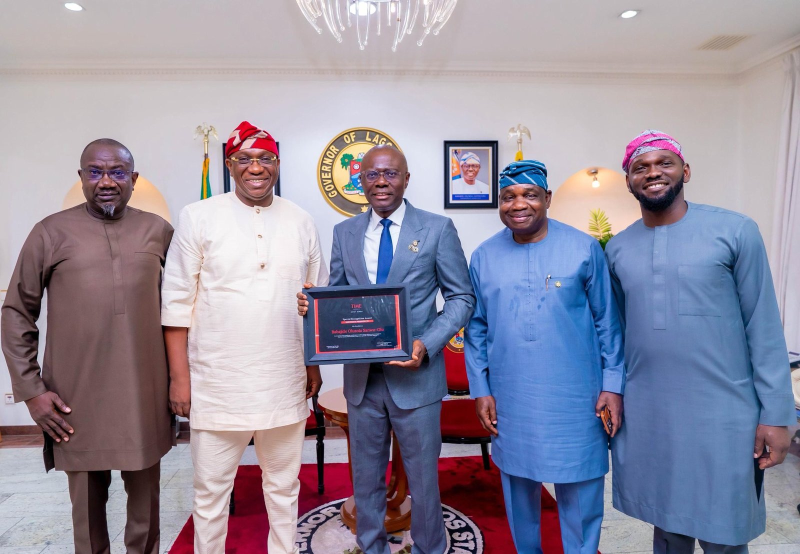 Sanwo-Olu Receives TIME Honour