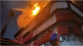 Massive Fire Destroys Great Nigeria Insurance House in Lagos