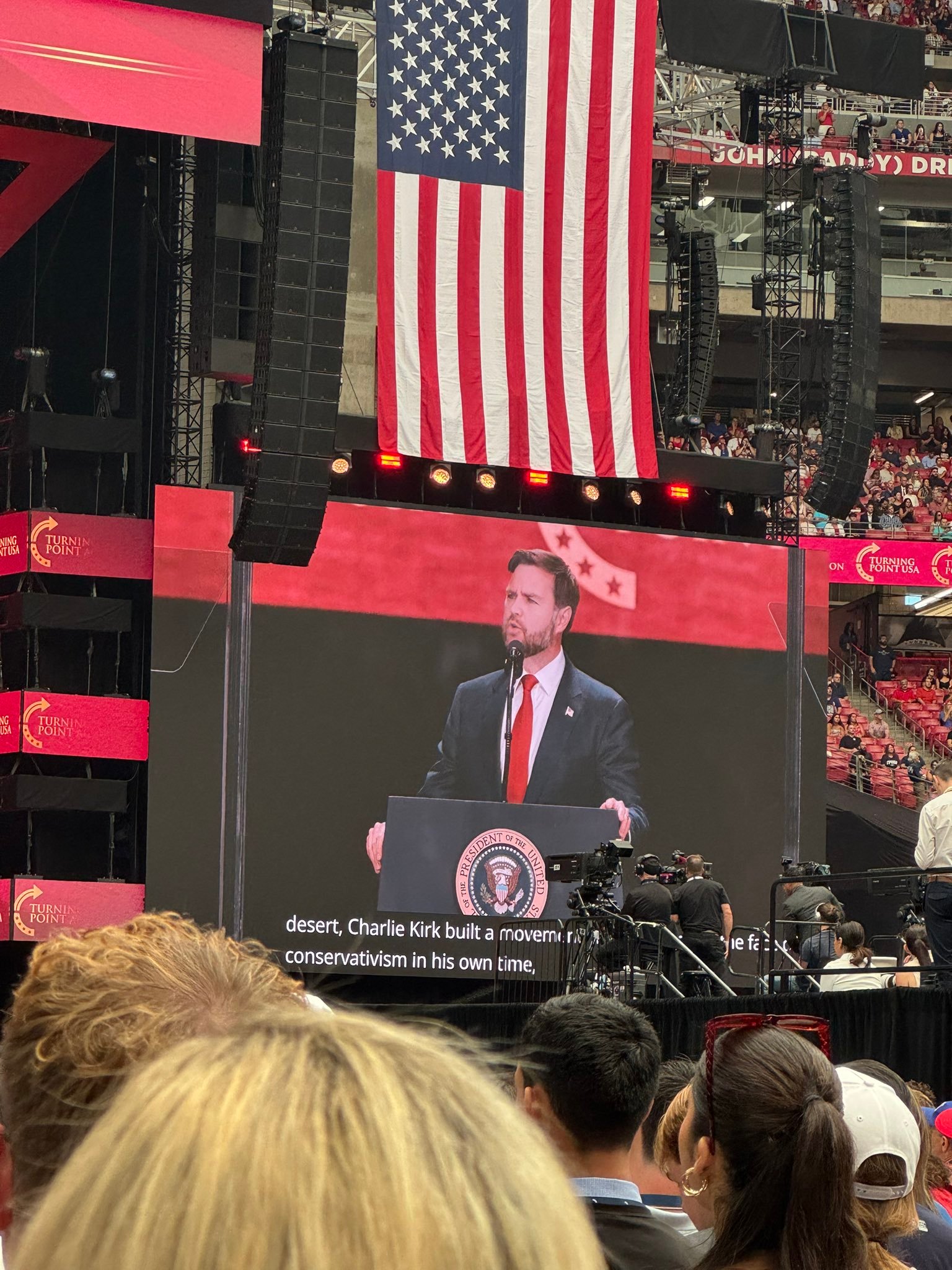 Vance Rallies Conservatives, Honors Late Charlie Kirk at Turning Point USA Convention