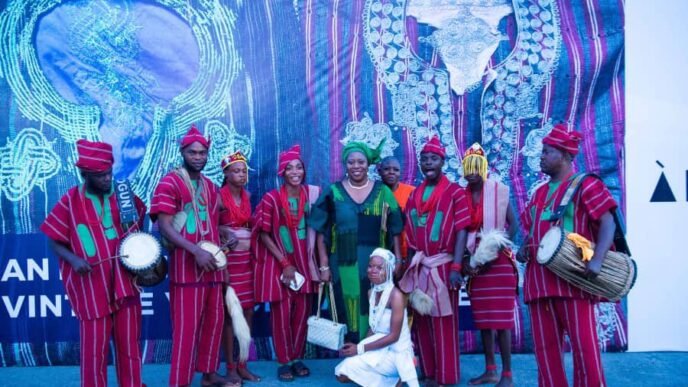 Lagos Commissioner Attends Abatabutu Exhibition in Victoria Island