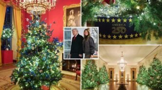 Melania Trump Steps Back Into Spotlight for Festive Season