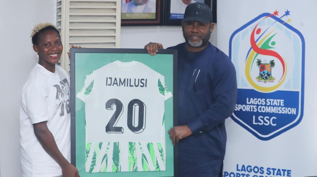 Fatodu Hosts Super Falcons Star Folashade Ijamilusi