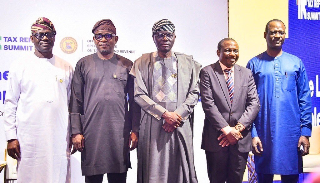 Sanwo-Olu Attends Lagos Tax Reform Summit in Ikeja