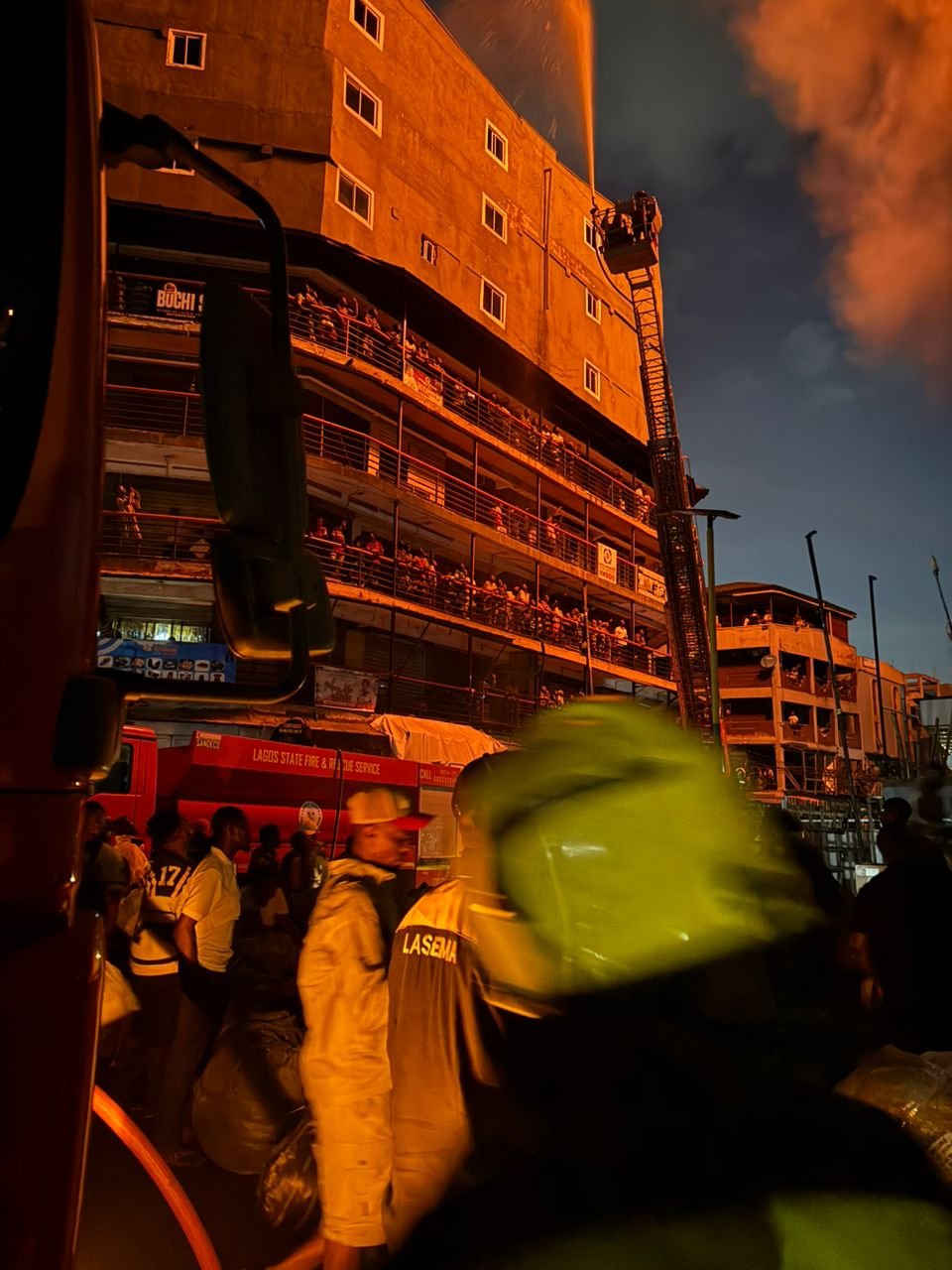 Massive Fire Destroys Great Nigeria Insurance House in Lagos