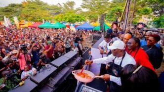 Sanwo-Olu Cooks, Celebrates Entrepreneurs at Lagos Food Festival