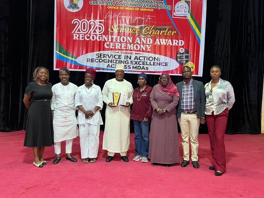 Lagos Lands Bureau Wins Digital Excellence at 2025 OTCI Awards