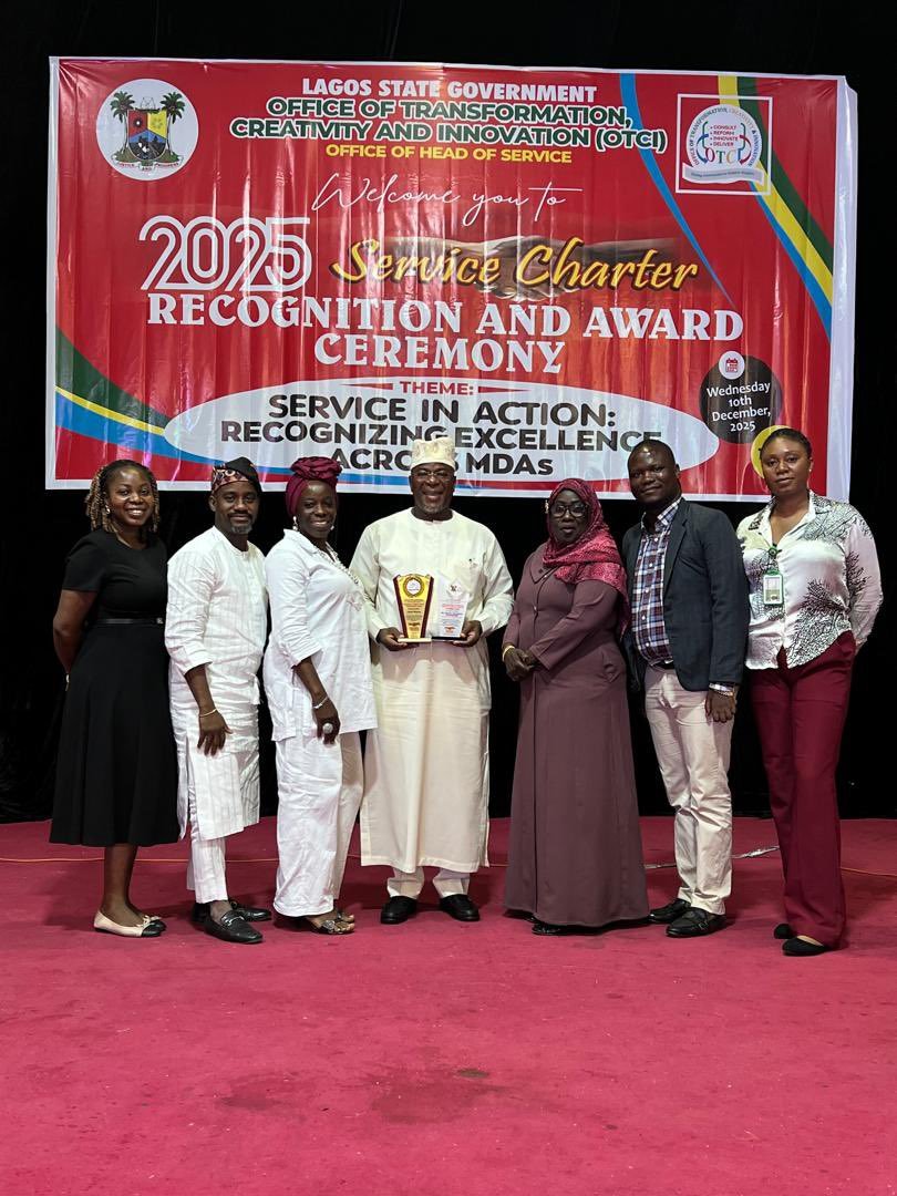 Lagos Lands Bureau Wins Digital Excellence at 2025 OTCI Awards