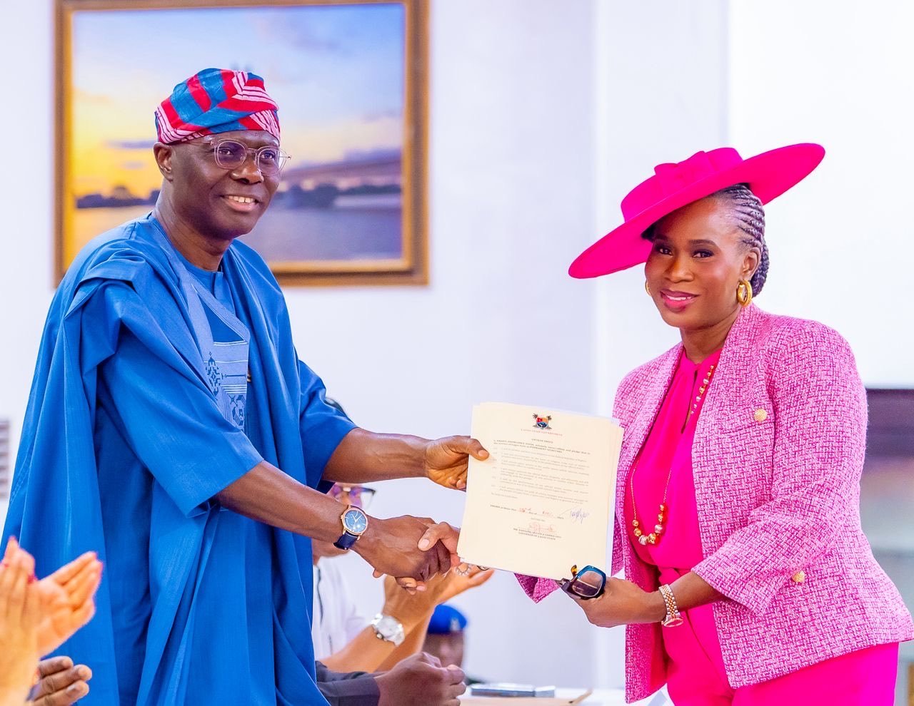 Sanwo-Olu Swears In Agege LG Chairman, New Perm Sec