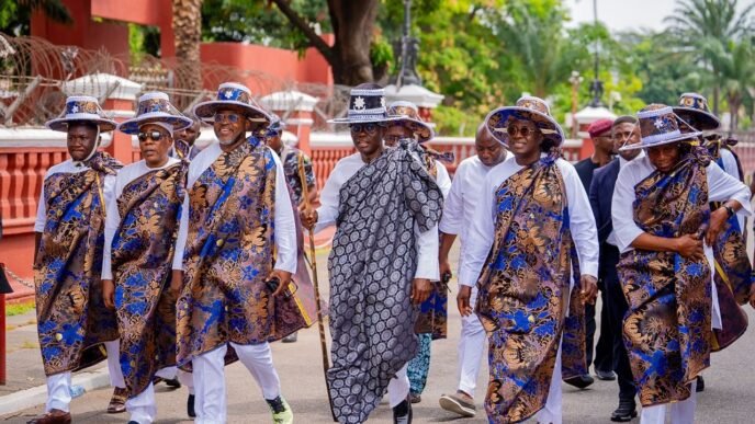 Tinubu Hails Eyo Festival for Promoting Nigeria’s Rich Cultural Identity
