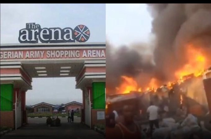 Fire Guts Arena Market, Goods Worth Millions Lost