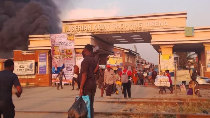 Fire Guts Arena Market, Goods Worth Millions Lost