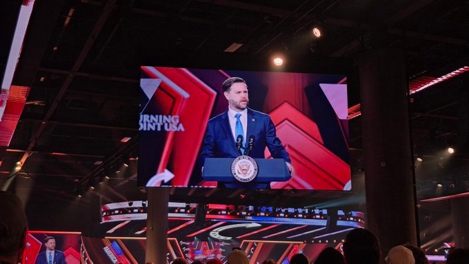 Vance Rallies Conservatives, Honors Late Charlie Kirk at Turning Point USA Convention
