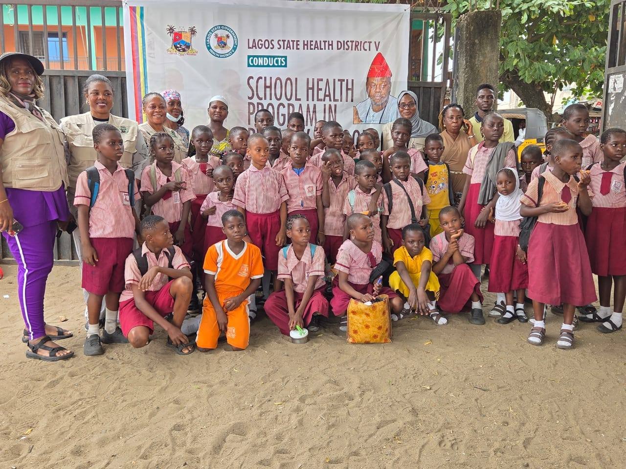 Eko Hot News, Lagos Health District V, School Health Programme, Sanwo-Olu Administration, Primary Education