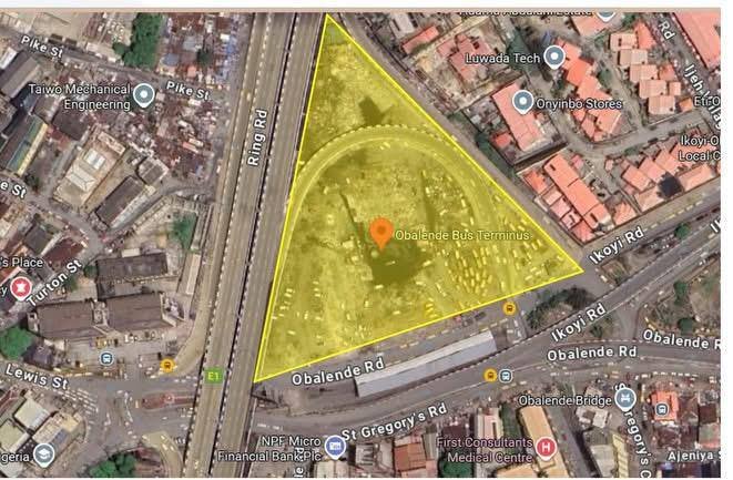 Obalende bus transport hub