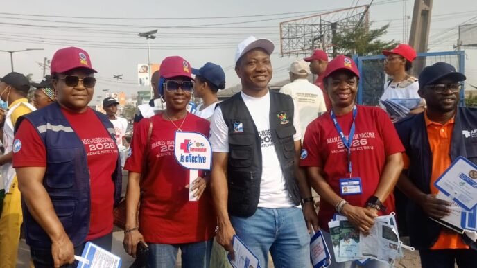 measles rubella vaccination Lagos