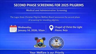 2025 Christian pilgrims screening