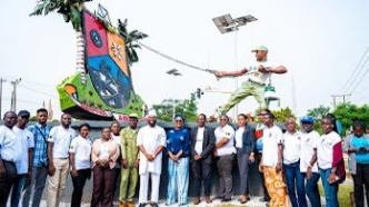 Resilient Youth sculpture Lagos