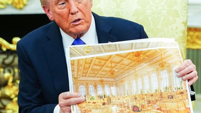 Eko Hot News, Donald Trump, White House renovation, US politics, International news