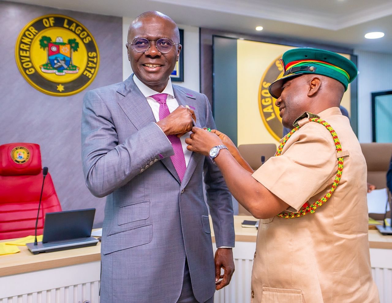 Sanwo-Olu Pledges ₦100 Million, Vehicles, and Housing to Veterans