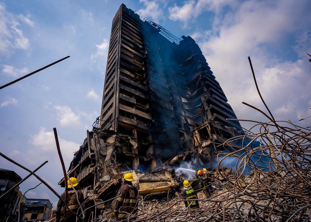 Sanwo-Olu Confirms Eight Lost Lives, 13 Rescued in GNI Building Fire