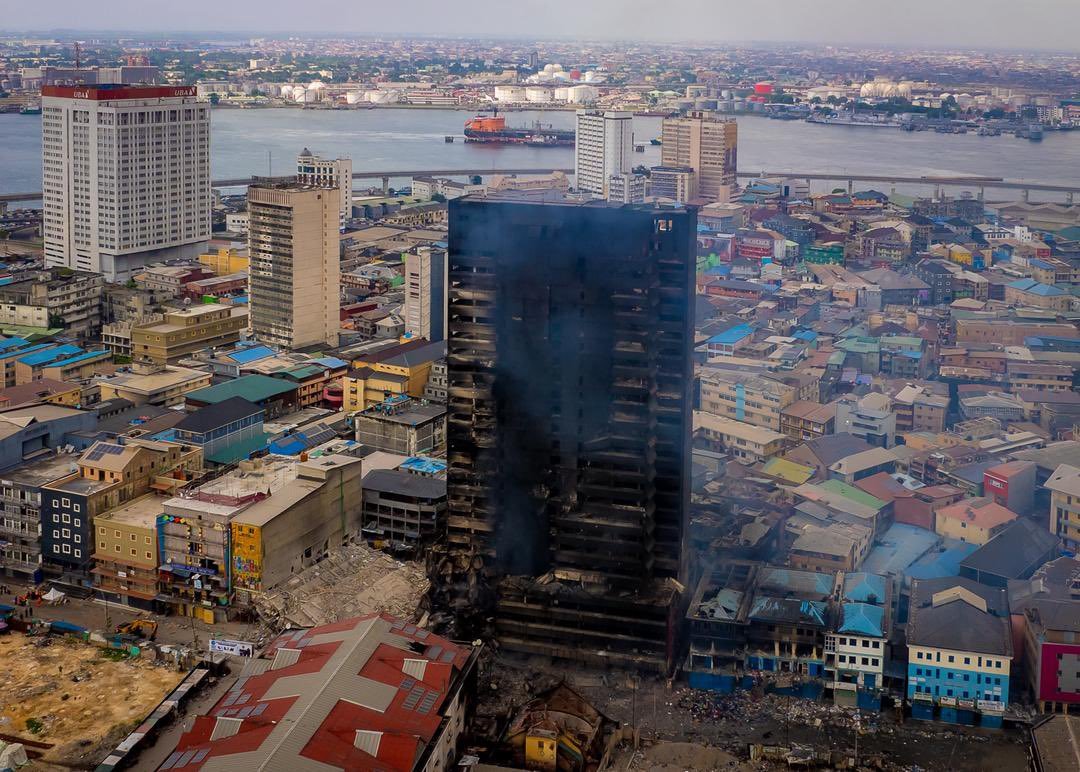 Lagos Govt Sets Up Committee to Demolish Razed 23-Storey Building