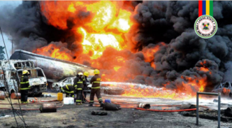 Mile II warehouse fire