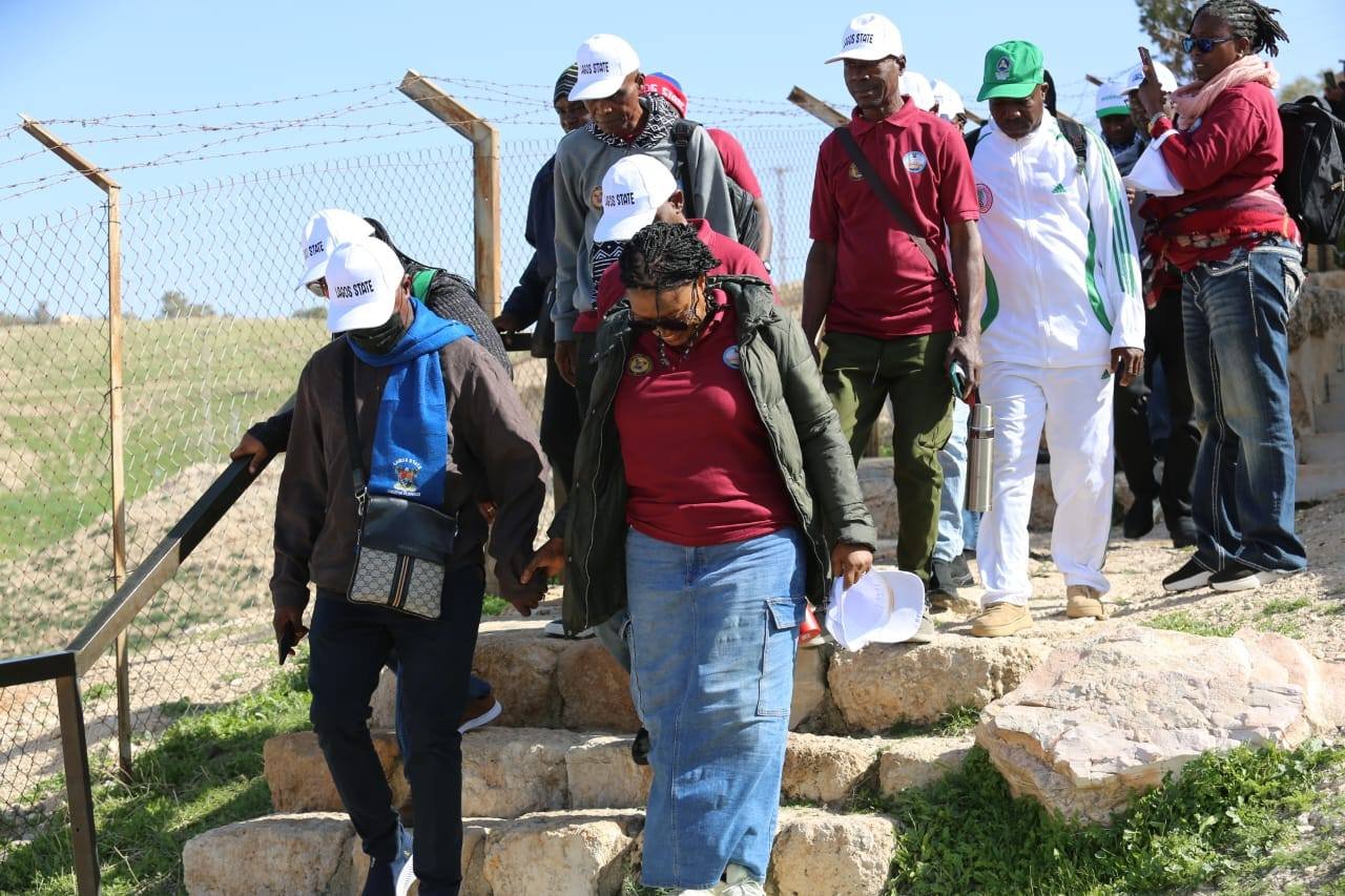 Lagos Christian pilgrims Jordan