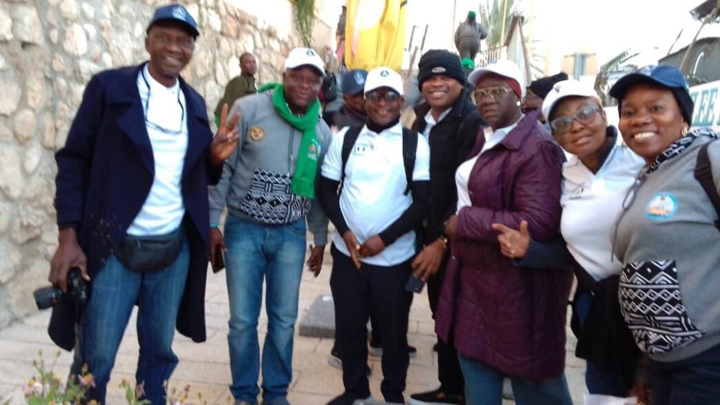 Lagos pilgrims in Israel