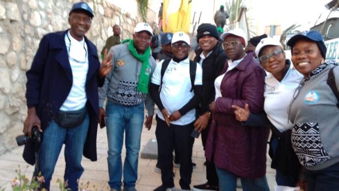Lagos pilgrims in Israel