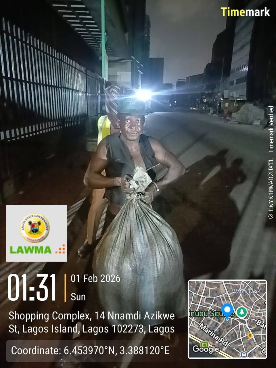 LAWMA illegal dumping arrest