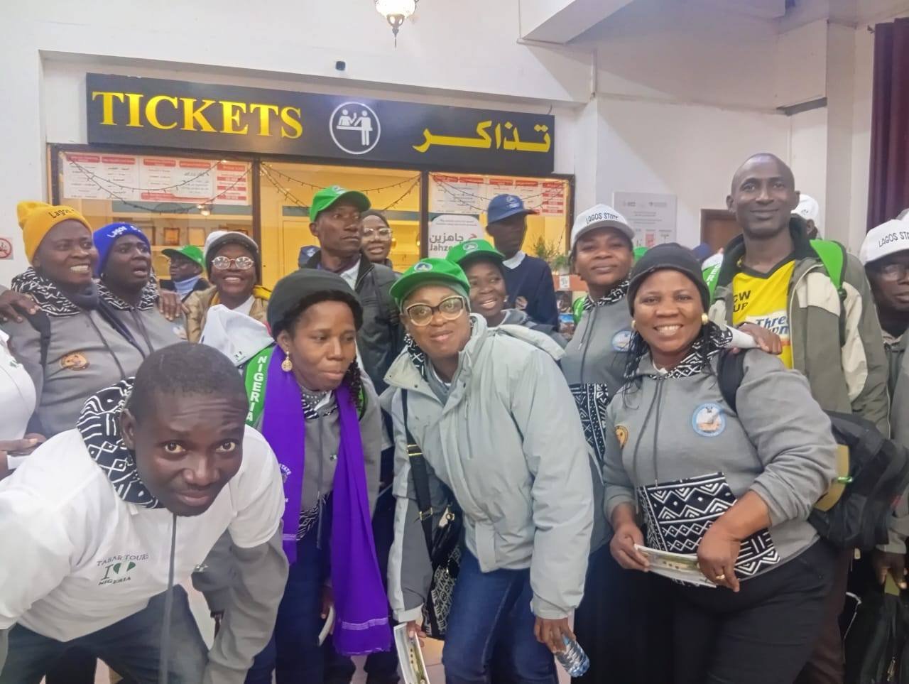 Lagos pilgrims in Israel