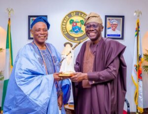 Olubadan courtesy visit Lagos House