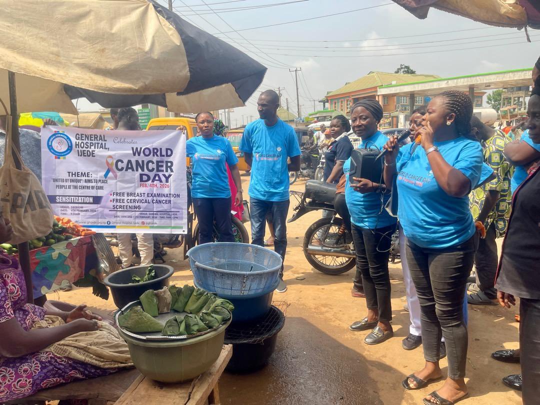 General Hospital Ijede Sensitises Residents on Early Cancer Detection in Ikorodu