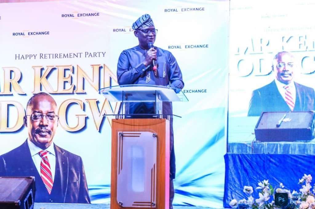 Sanwo-Olu Celebrates Kenny Odogwu’s Legacy at Royal Exchange Retirement