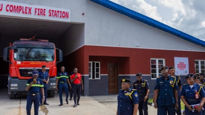 Lagos fire station