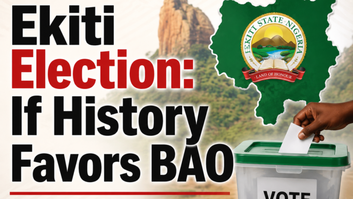Ekiti Election: If History Favors BAO – By Tayo Agbabiaka
