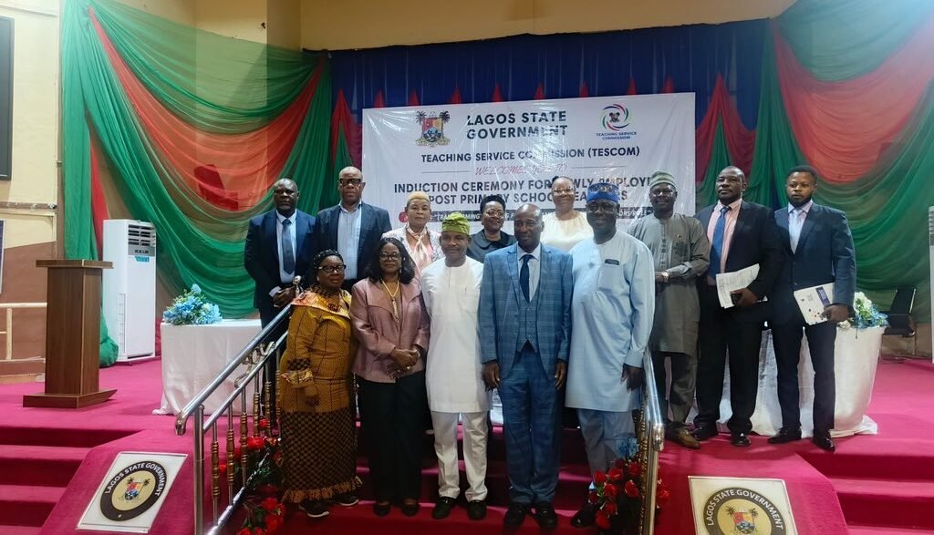 Lagos TESCOM Inducts 1,050 Newly Recruited Teachers to Strengthen Public Education